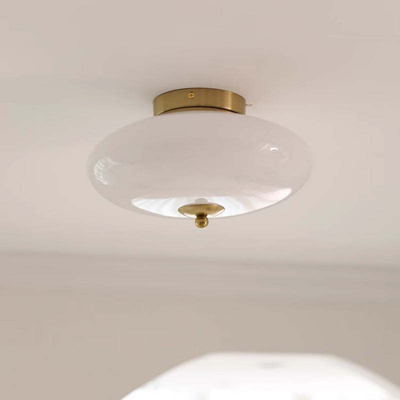 Mid-Century Iron Hallway Ceiling Light