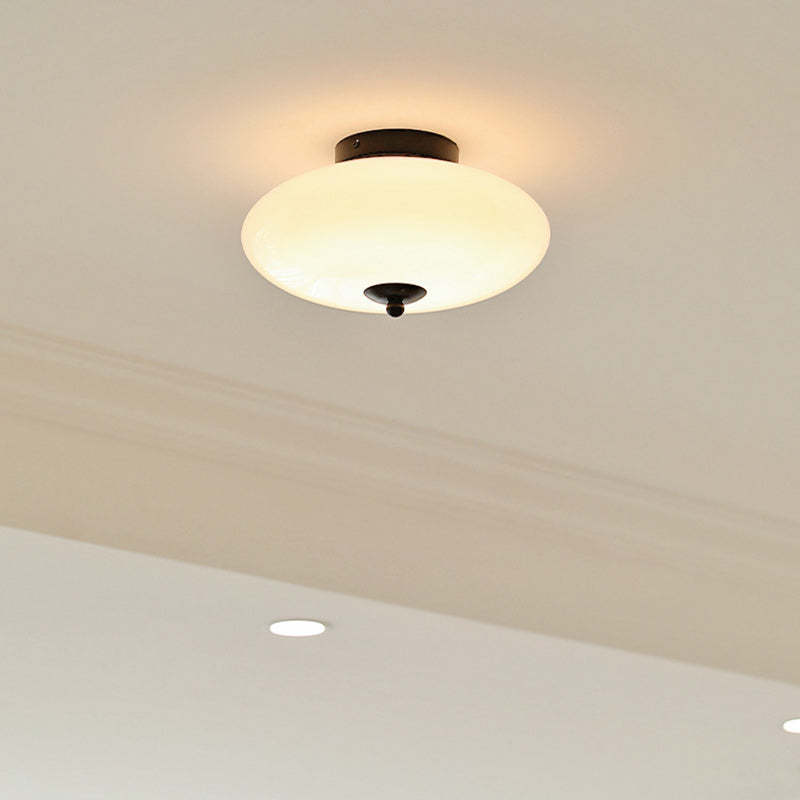 Mid-Century Iron Hallway Ceiling Light