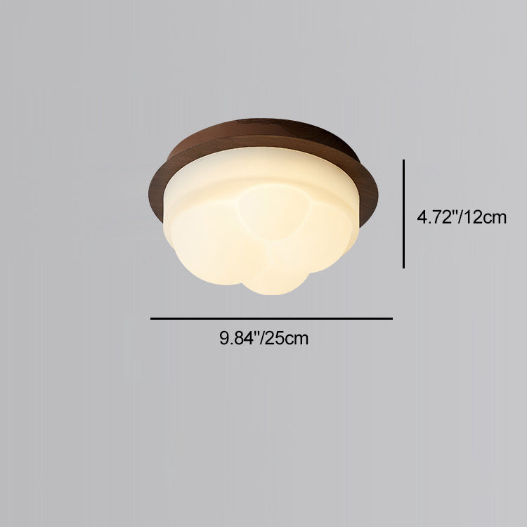 Nordic Iron Semi-Flush Ceiling Light