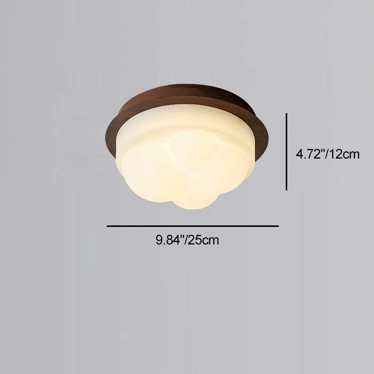 Nordic Iron Semi-Flush Ceiling Light