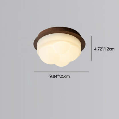Nordic Iron Semi-Flush Ceiling Light