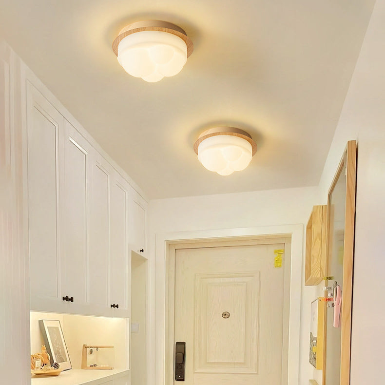 Nordic Iron Semi-Flush Ceiling Light