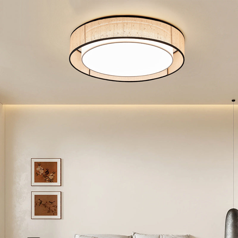 Japanese Alloy Flush Mount Light