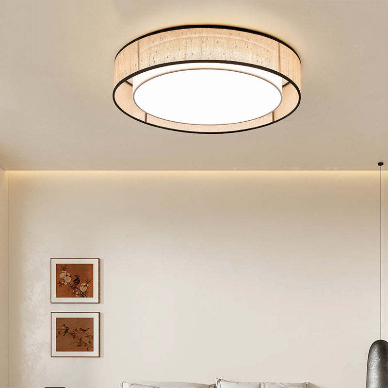 Japanese Alloy Flush Mount Light