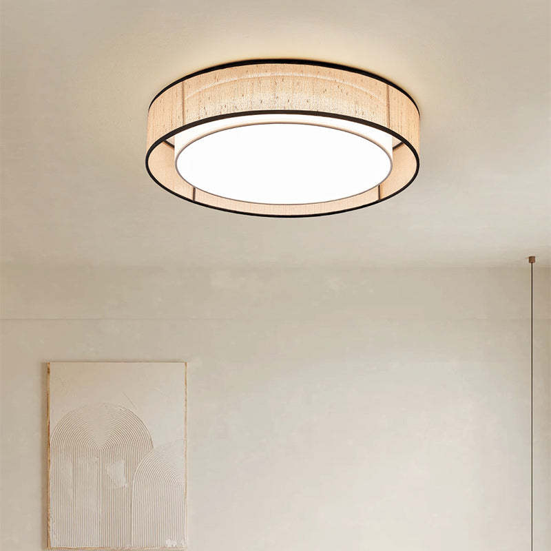 Japanese Alloy Flush Mount Light