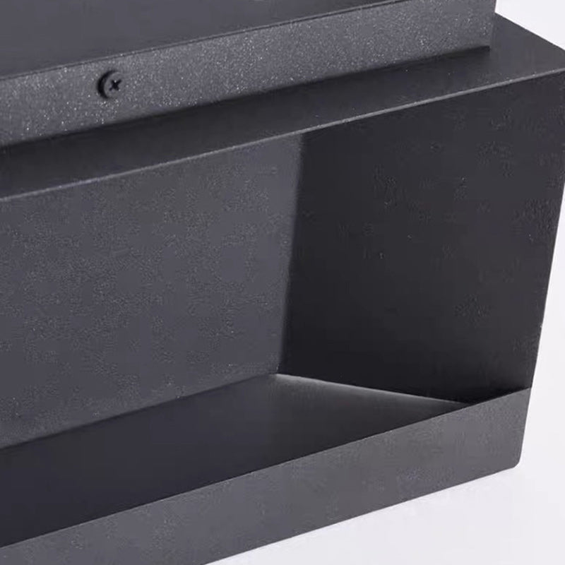 Minimalist Stainless Steel Square Solar LED Outdoor Light