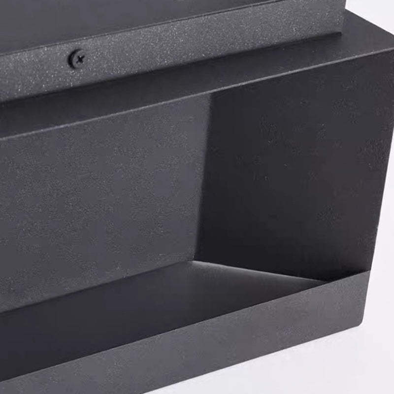 Minimalist Stainless Steel Square Solar LED Outdoor Light