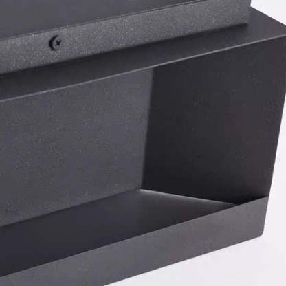 Minimalist Stainless Steel Square Solar LED Outdoor Light