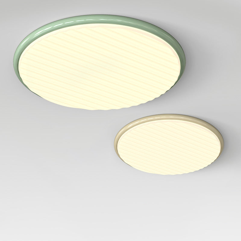 Nordic Iron Acrylic Round LED Flush Mount Light