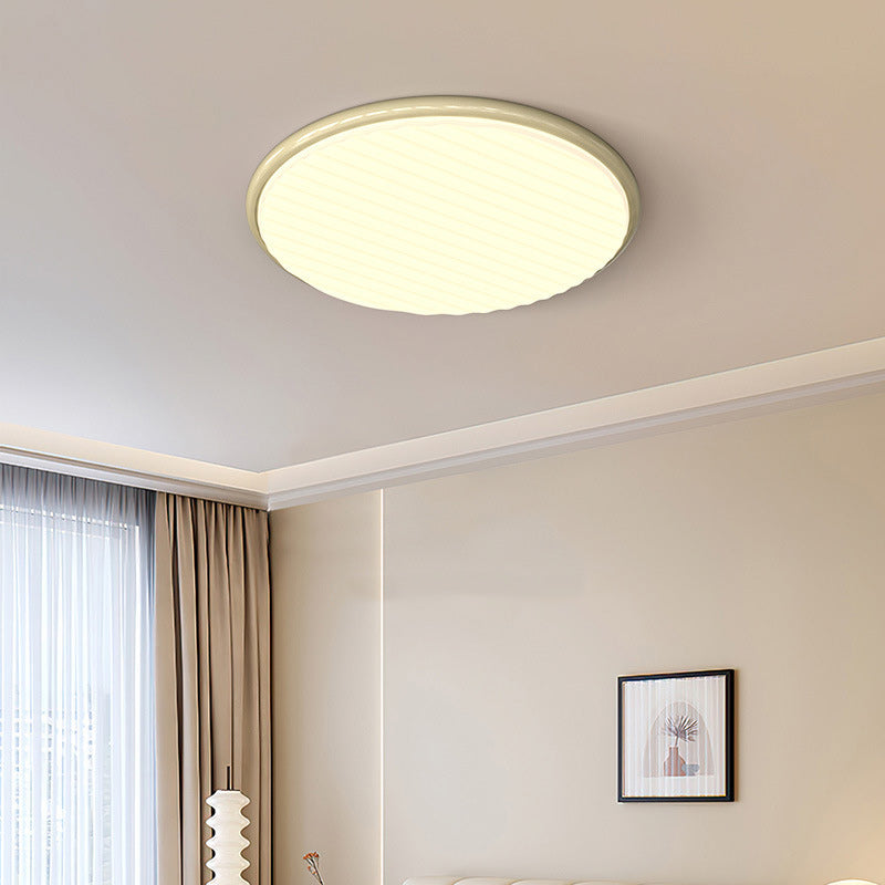 Nordic Iron Acrylic Round LED Flush Mount Light
