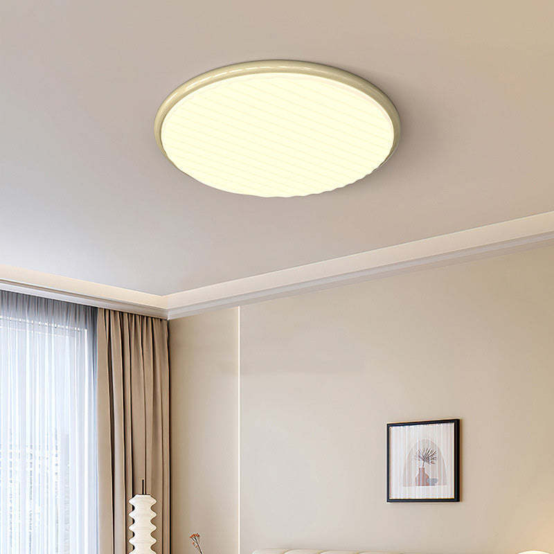 Nordic Iron Acrylic Round LED Flush Mount Light