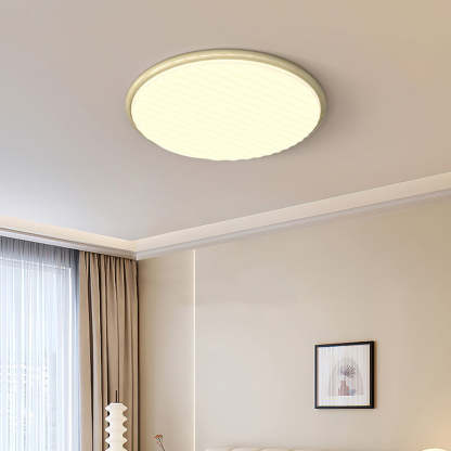 Nordic Iron Acrylic Round LED Flush Mount Light