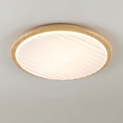 Nordic Iron Acrylic Round LED Flush Mount Light