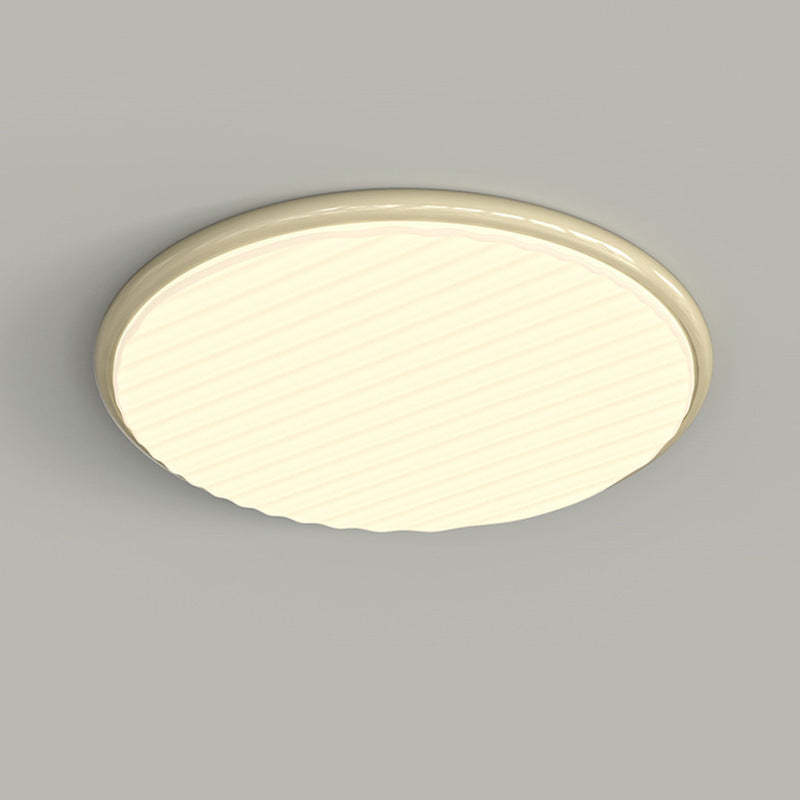 Nordic Iron Acrylic Round LED Flush Mount Light