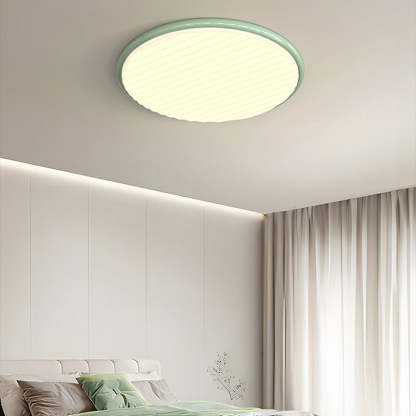 Nordic Iron Acrylic Round LED Flush Mount Light