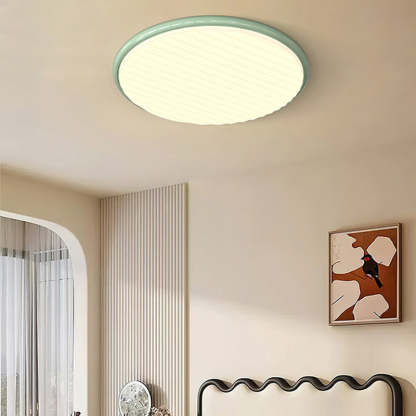 Nordic Iron Acrylic Round LED Flush Mount Light