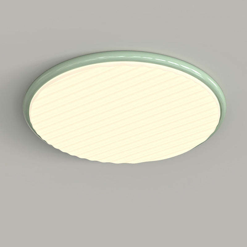 Nordic Iron Acrylic Round LED Flush Mount Light