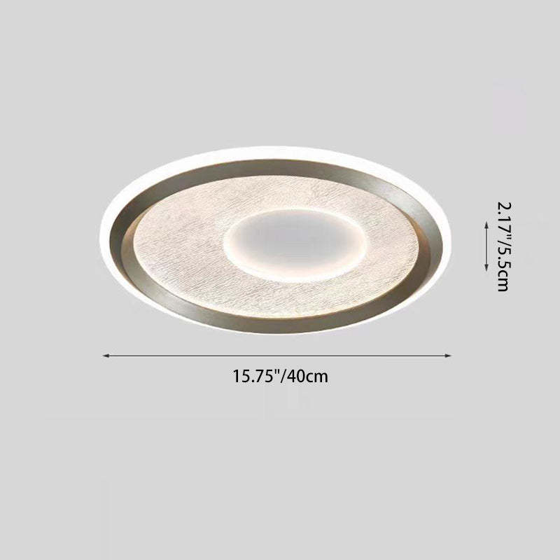 Minimalist Aluminum Flush Mount Light — Infinitely Dimmable / 220V-240V For UK/AU