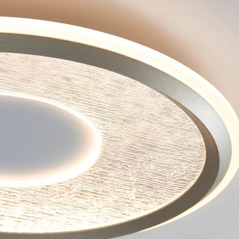 Minimalist Aluminum Flush Mount Light