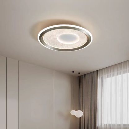 Minimalist Aluminum Flush Mount Light — Infinitely Dimmable / 110V-120V For US/CA