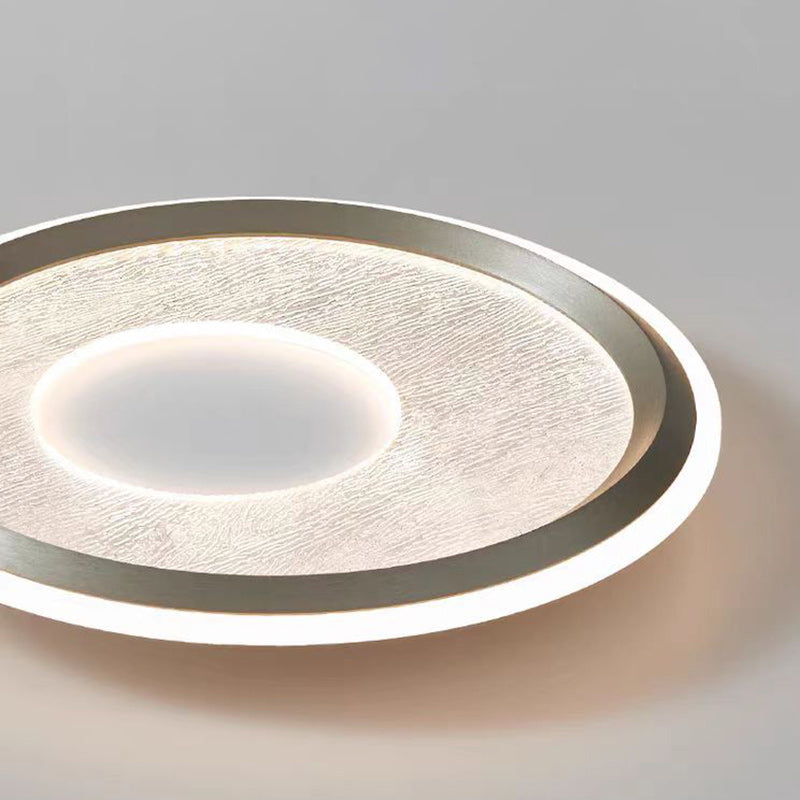 Minimalist Aluminum Flush Mount Light