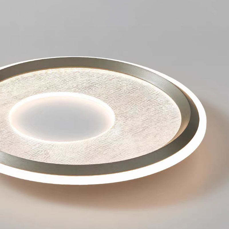 Minimalist Aluminum Flush Mount Light