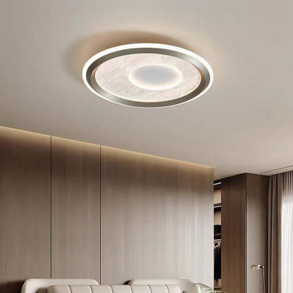 Minimalist Aluminum Flush Mount Light