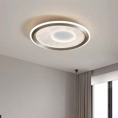 Minimalist Aluminum Flush Mount Light