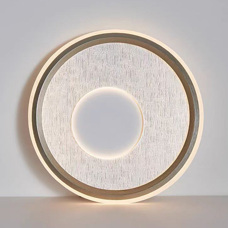 Minimalist Aluminum Flush Mount Light