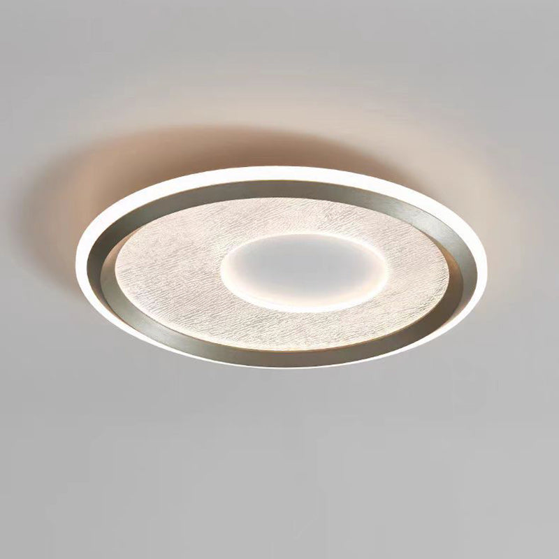 Minimalist Aluminum Flush Mount Light