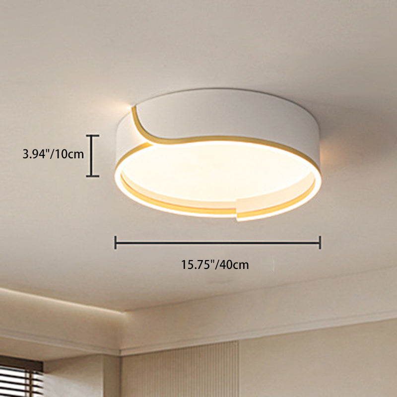 Nordic Iron Aluminum Flush Mount Light