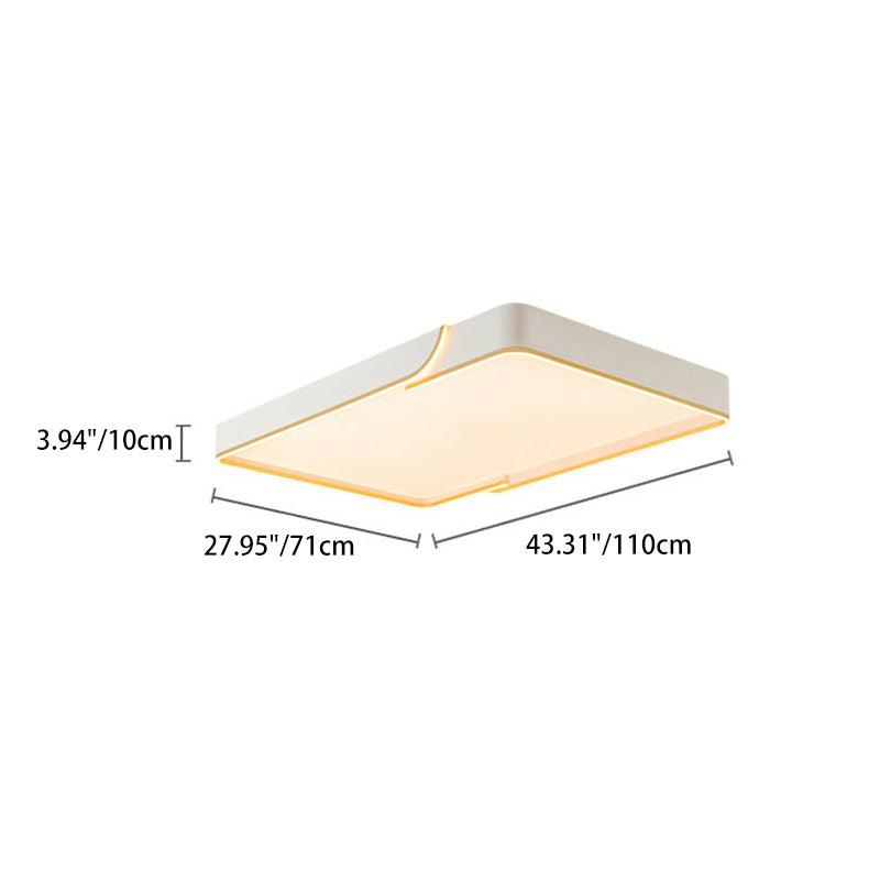 Nordic Iron Aluminum Flush Mount Light