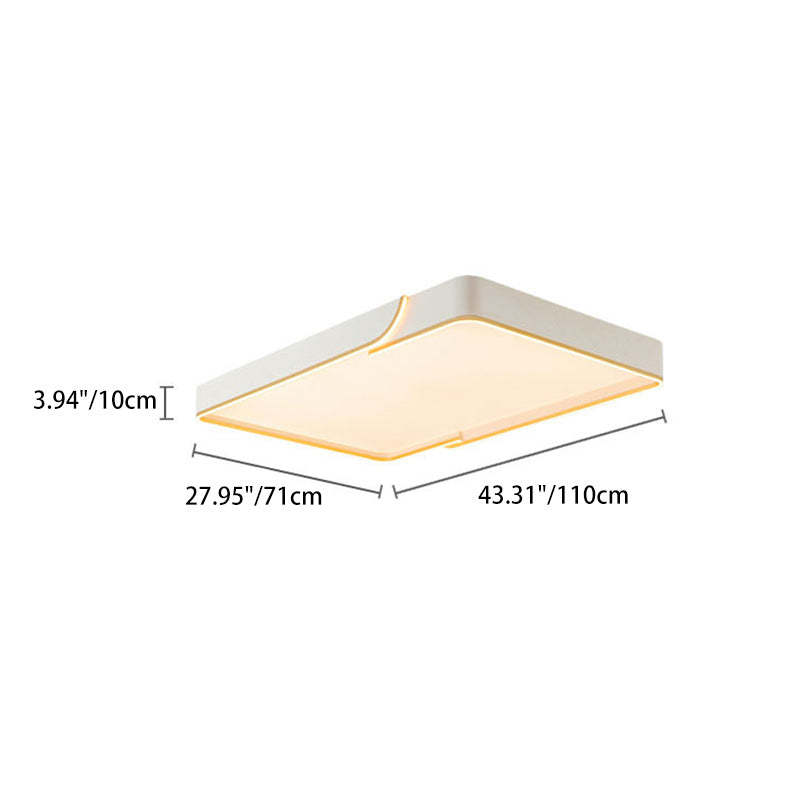 Nordic Iron Aluminum Flush Mount Light