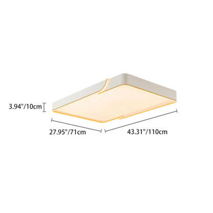 Nordic Iron Aluminum Flush Mount Light