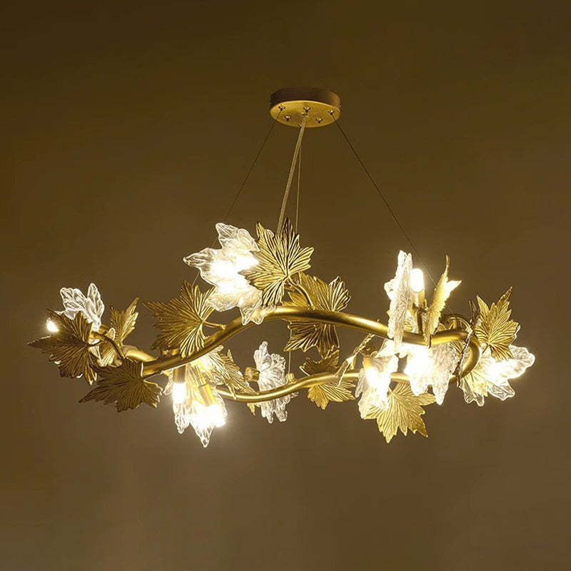 Contemporary Aluminum Chandelier for Dining Room