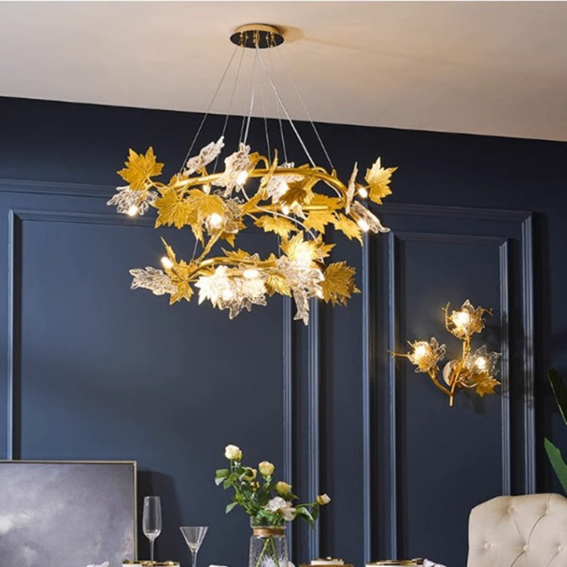 Contemporary Aluminum Chandelier for Dining Room