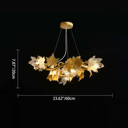 Contemporary Aluminum Chandelier for Dining Room