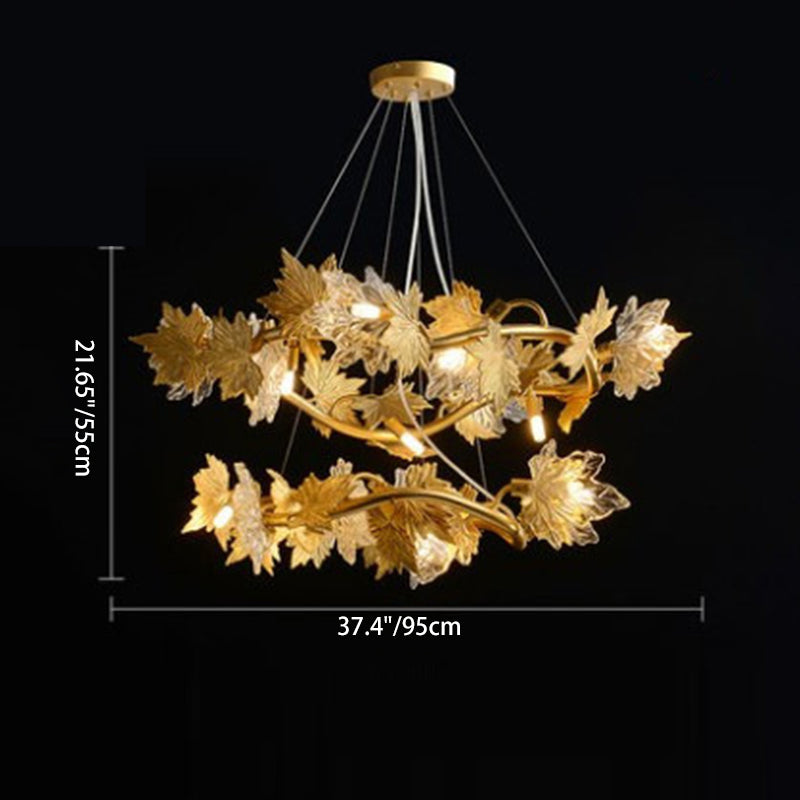 Contemporary Aluminum Chandelier for Dining Room
