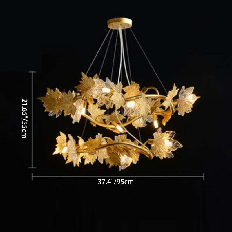 Contemporary Aluminum Chandelier for Dining Room