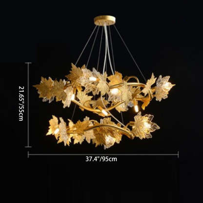 Contemporary Aluminum Chandelier for Dining Room