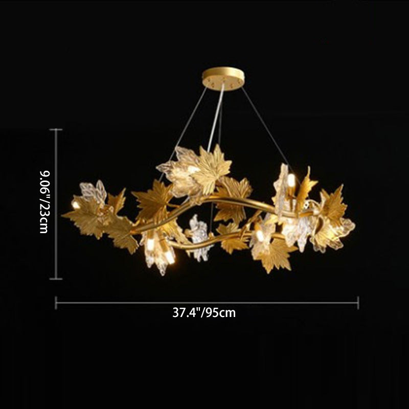 Contemporary Aluminum Chandelier for Dining Room