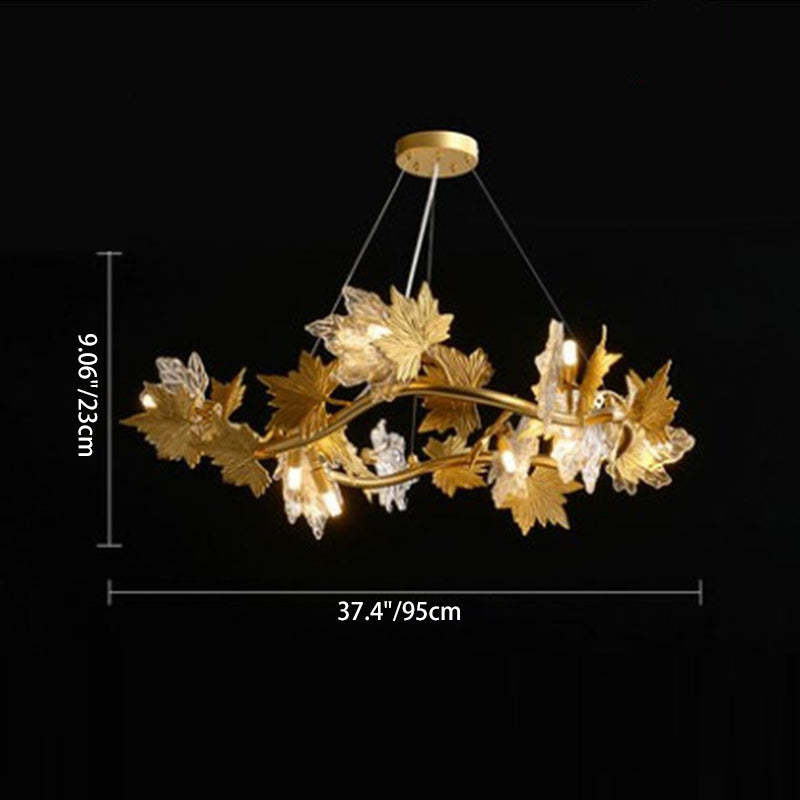 Contemporary Aluminum Chandelier for Dining Room