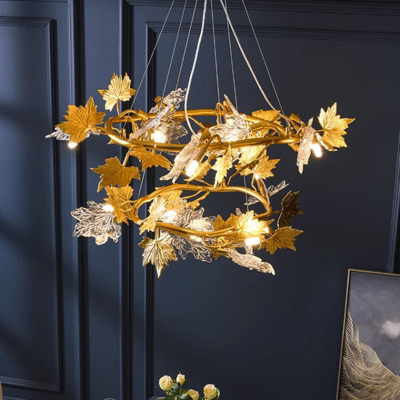 Contemporary Aluminum Chandelier for Dining Room