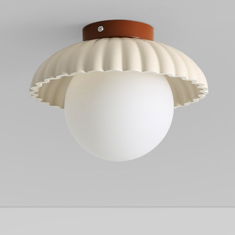 Nordic Iron 1-Light Semi-Flush Ceiling Light