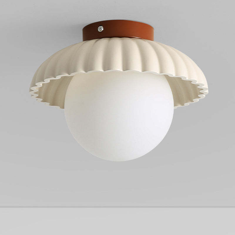 Nordic Iron 1-Light Semi-Flush Ceiling Light