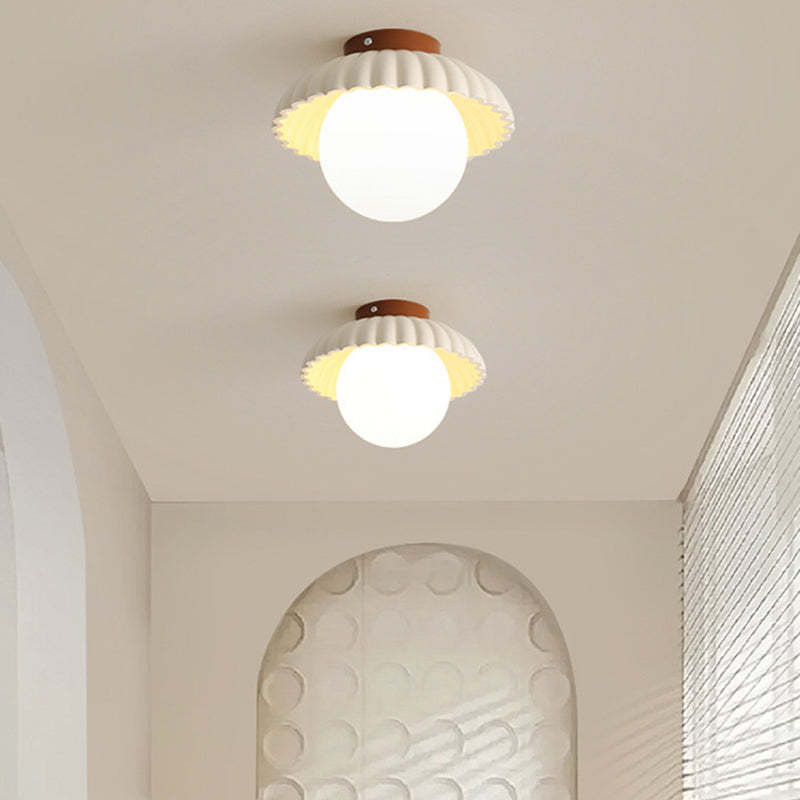 Nordic Iron 1-Light Semi-Flush Ceiling Light