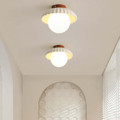 Nordic Iron 1-Light Semi-Flush Ceiling Light