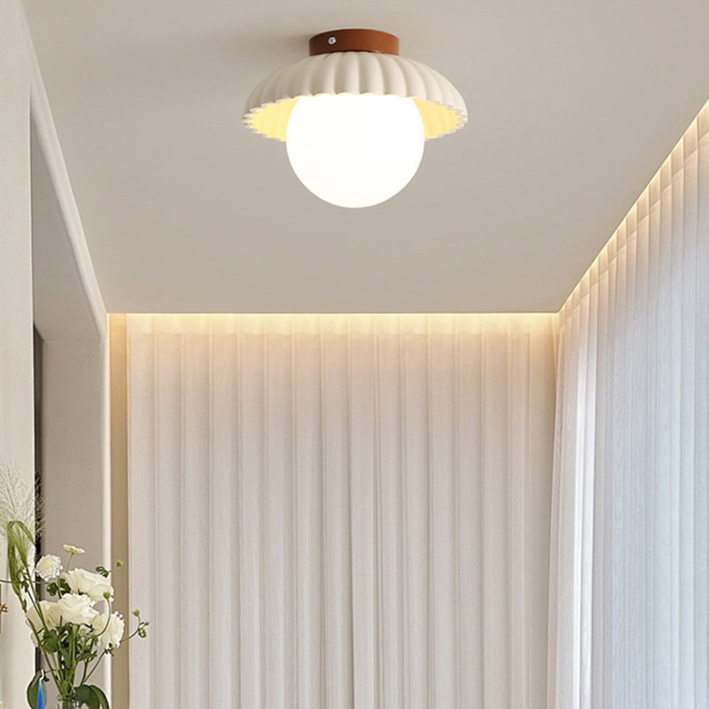 Nordic Iron 1-Light Semi-Flush Ceiling Light