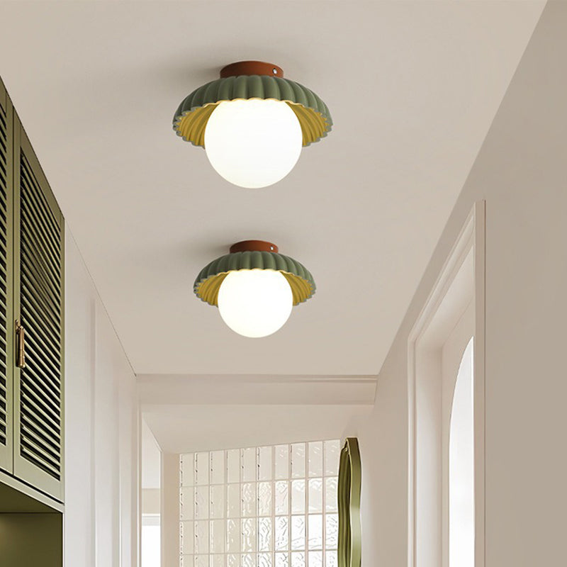 Nordic Iron 1-Light Semi-Flush Ceiling Light