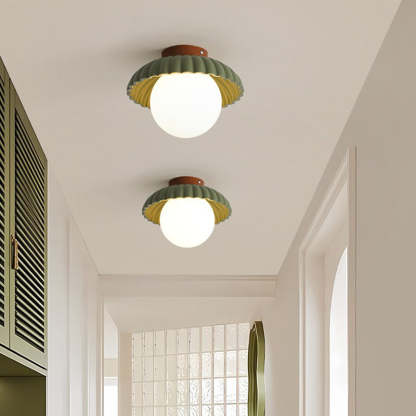 Nordic Iron 1-Light Semi-Flush Ceiling Light